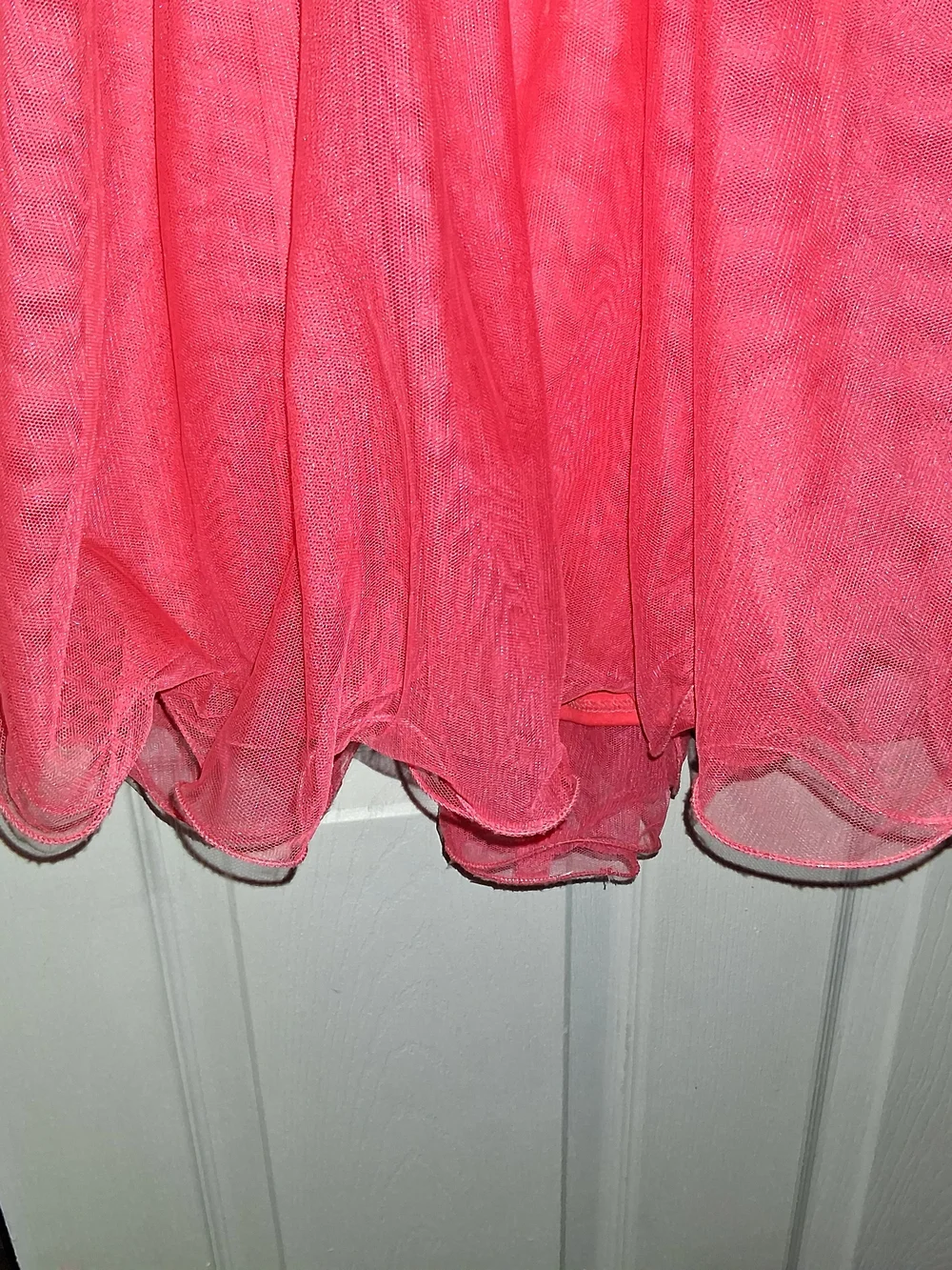 Blondie Nites Vtg Y2K Pink Beaded Halter Keyhole Prom Cocktail Dress